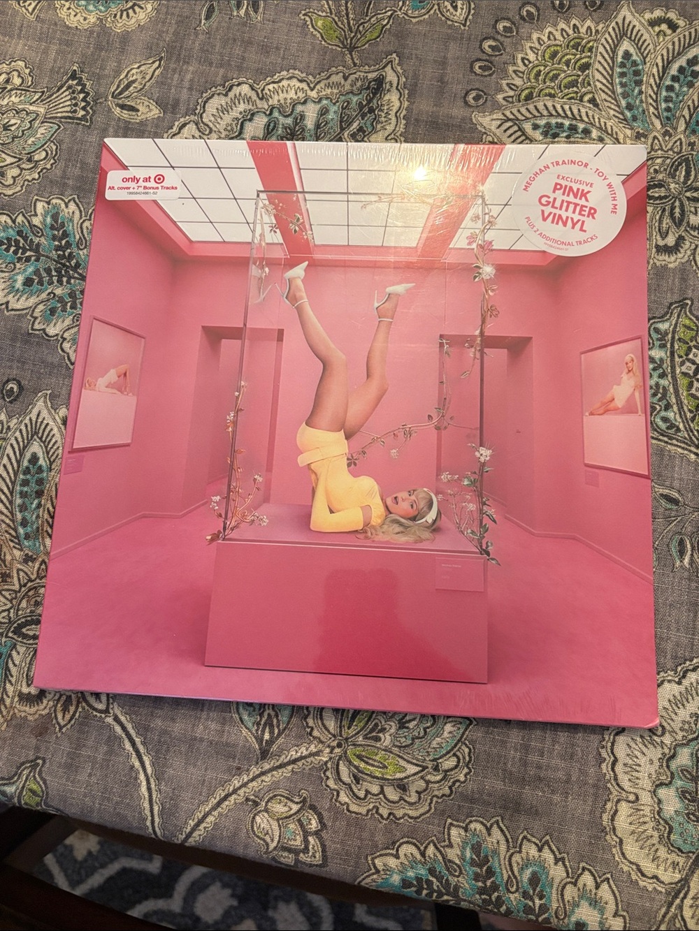 Meghan Trainor toy with me vinyl- Pink Glitter Vinyl
